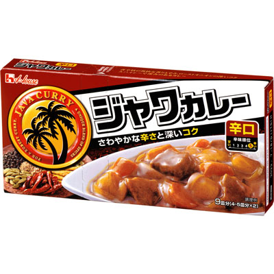 ハウス　ジャワカレー辛口１８５ｇ