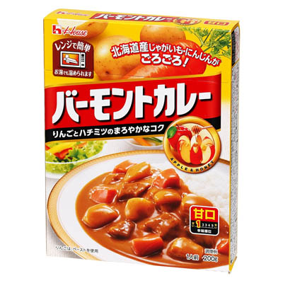 ハウス　バーモントカレー　甘口　200ｇ