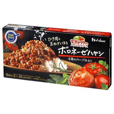 ハウス 完熟トマトのハヤシライスソース ボロネーゼハヤシ 140g