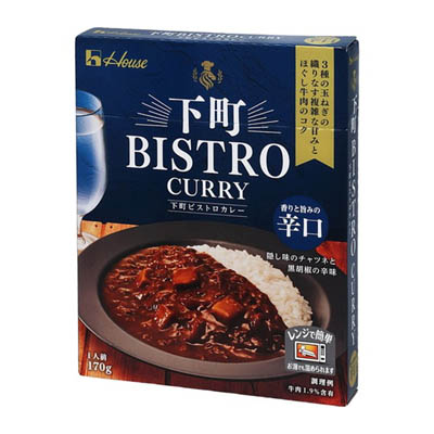 ハウス食品　下町ＢＩＳＴＲＯ　ＣＵＲＲＹ　辛口　１７０ｇ