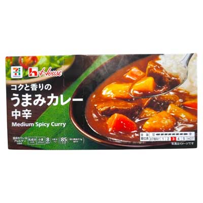セブンプレミアム　コクと香りのうまみカレー　中辛　8皿