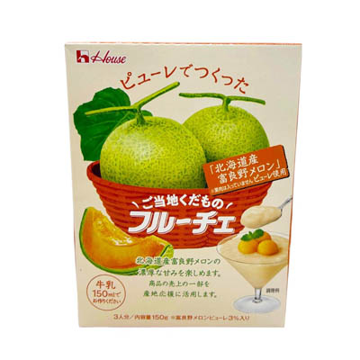 ハウス　ご当地くだものフルーチェ富良野メロン　１５０ｇ