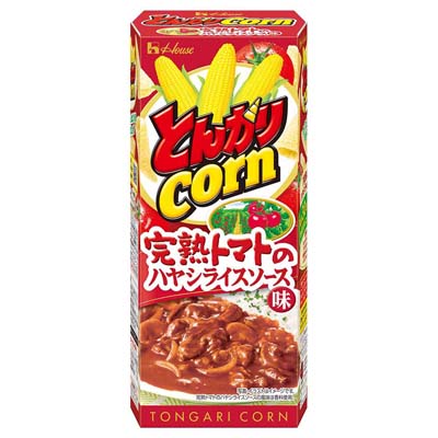 ハウス　とんがりコーン　完熟トマトのハヤシライスソース味