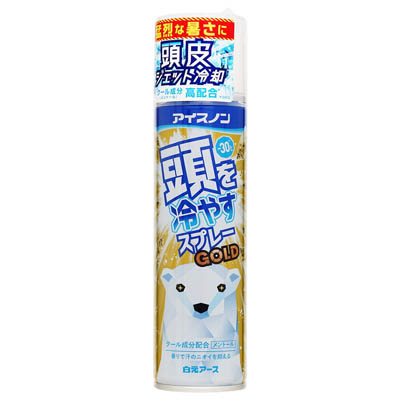 白元アース　アイスノン　頭を冷やすスプレーゴールド　95ｇ