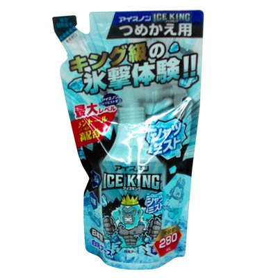 白元アース アイスノン シャツミスト アイスキング ミントの香り つめかえ用 280ml