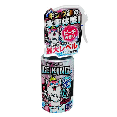 白元アース　アイスノン　シャツミスト　アイスキング　ピーチの香り　本体　300ｍｌ