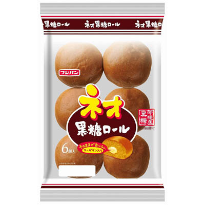 フジパン　ネオ黒糖ロール６個入
