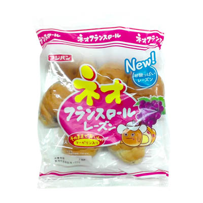 フジパン　ネオフランスロール　レーズン　6個入
