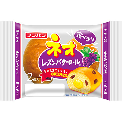 フジパン　ネオレーズンバターロール２個