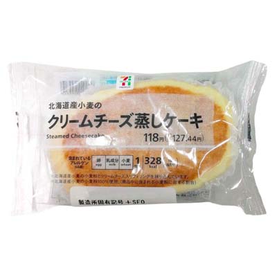 セブンプレミアム　北海道産小麦のクリームチーズ蒸しケーキ　1個入