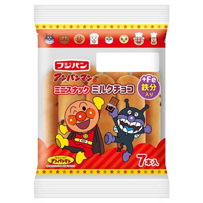 フジパン アンパンマンのミニスナック ミルクチョコ 7本