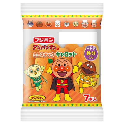 フジパン アンパンマンのミニスナック キャロット 7本