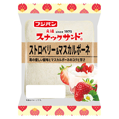 スナックサンドストロベリー＆マスカルポーネ