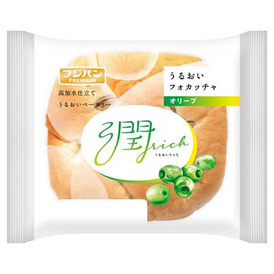 フジパン　うるおいフォカッチャ　オリーブ　1個