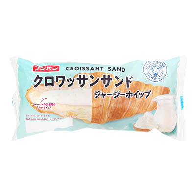 フジパン　クロワッサンサンド　ジャージーホイップ　1個