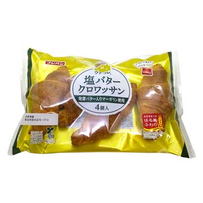 フジパン　塩バタークロワッサン　４個