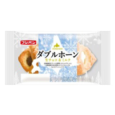 フジパン　ダブルホーン生チョコ＆ミルク