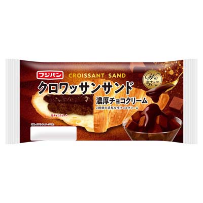 フジパン　クロワッサンサンド　濃厚チョコクリーム　1個