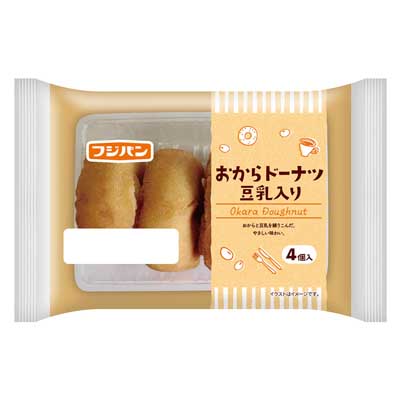 フジパン　おからドーナツ豆乳入り　４個入
