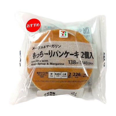 セブンプレミアム　もっちーりパンケーキ　2個入