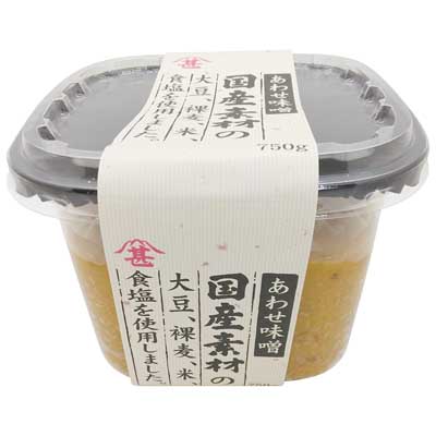 フジジン　国産素材のあわせ味噌　７５０ｇ