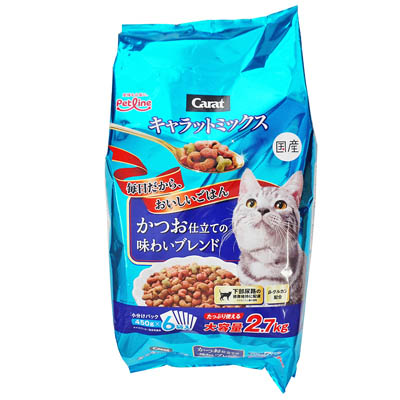 キャラットミックス　かつお仕立ての味わいブレンド　450ｇ×6袋入