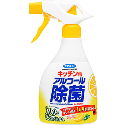 フマキラー　キッチン用　アルコール除菌スプレー４００ｍＬ