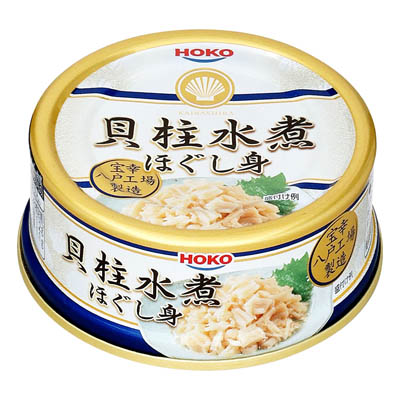 宝幸 貝柱水煮ほぐし身 65g