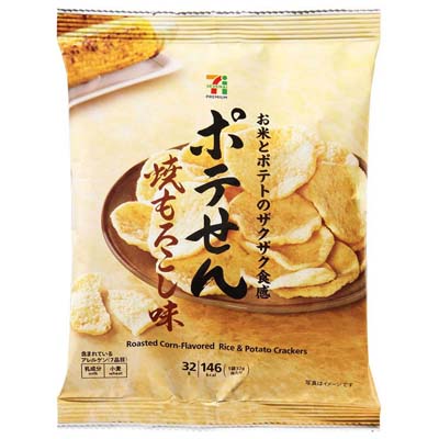 セブンプレミアム ポテせん 焼もろこし味 32g