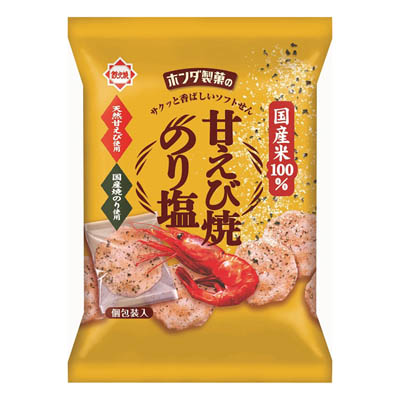 ホンダ製菓 甘えび焼のり塩 57g