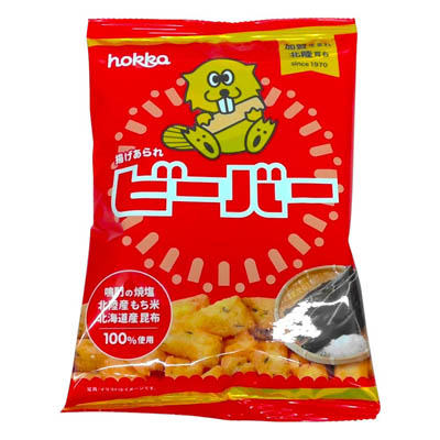 北陸製菓　揚げあられ　ビーバー　55ｇ