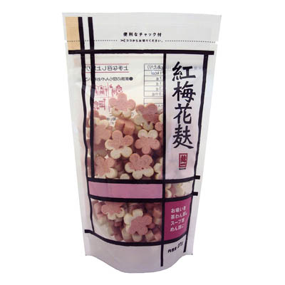 常陸屋本舗紅梅花麩チャック付27g