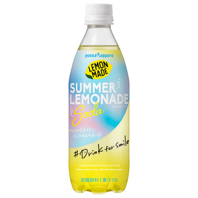 ポッカサッポロ サマーレモネードソーダ500ml