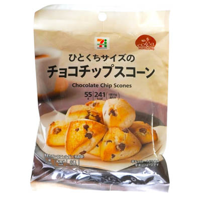 セブンプレミアム　チョコチップスコーン　55g