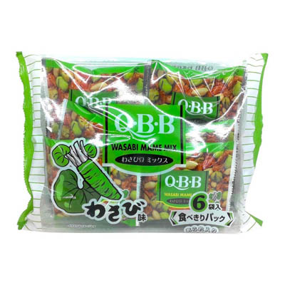 QBB　わさび豆ミックス　6袋入