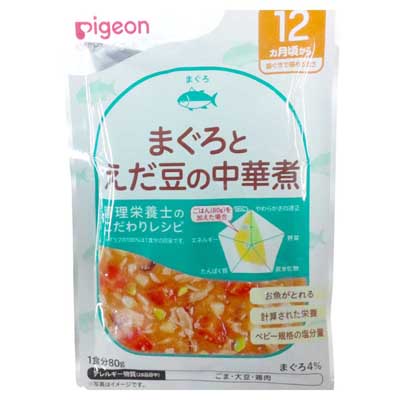 ピジョン　まぐろとえだ豆の中華煮　80ｇ