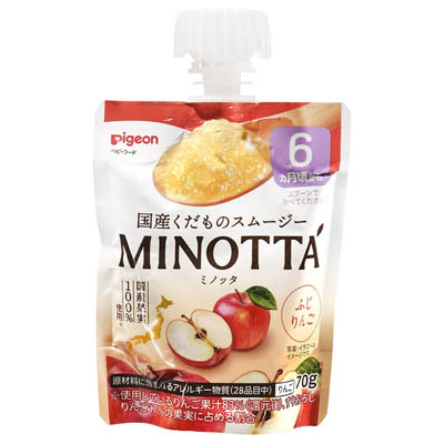ピジョン　国産くだものスムージー　MINOTTA　ふじりんご　70ｇ