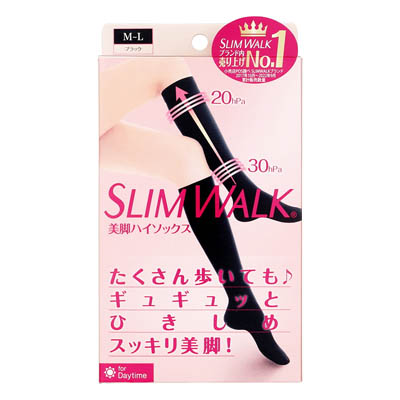 ピップ　スリムウォーク　美脚ハイソックス　M～Lサイズ　1足