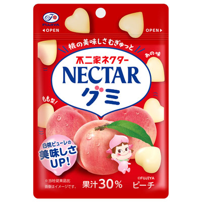 不二家 ネクターグミ ピーチ 48g