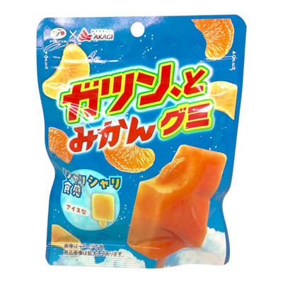 不二家×赤城乳業　ガツン、とみかんグミ　53ｇ