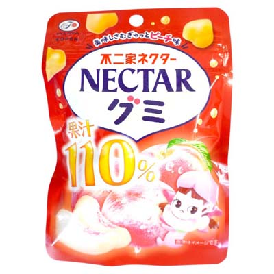 不二家　ネクターグミ　ピーチ味　54ｇ