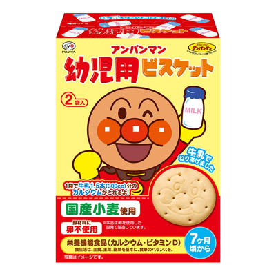 不二家アンパンマン幼児用ビスケット84g
