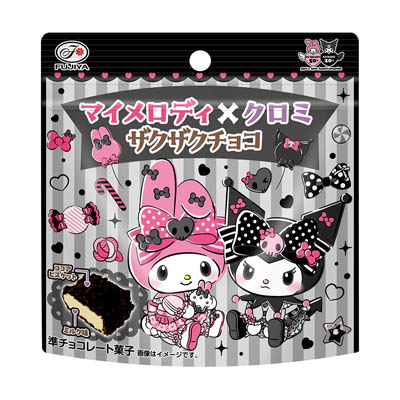 不二家 マイメロディ×クロミ ザクザクチョコ 34g