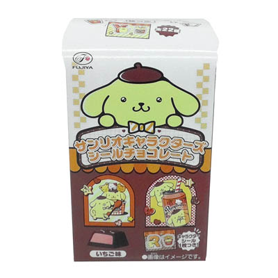 不二家 サンリオキャラクターズシールチョコレート いちご味 5粒