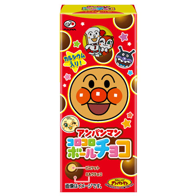 不二家アンパンマンコロコロボールチョコ20g