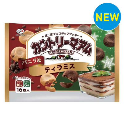 不二家　カントリーマアム　バニラ＆ティラミス