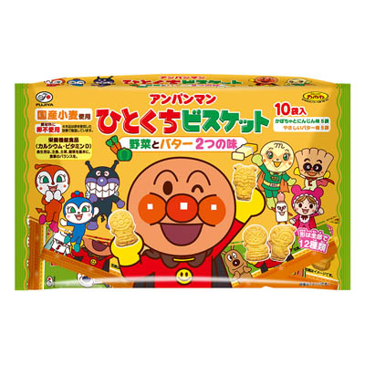不二家アンパンマンひとくちビスケット135g