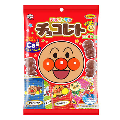 不二家アンパンマンチョコレート34g