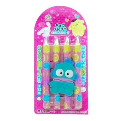 不二家　チョコえんぴつ　サンリオキャラクターズ　4本入