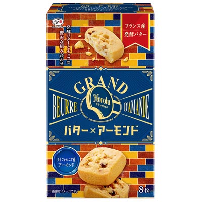 不二家 グランホロル バター×アーモンド 8枚